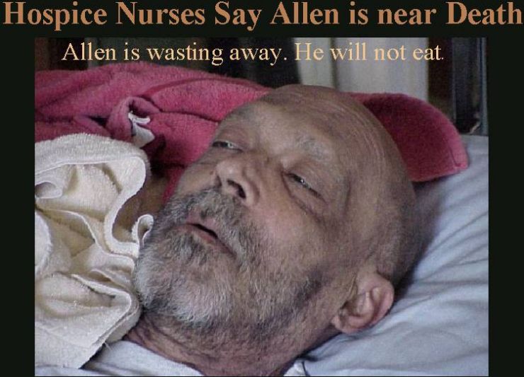 Allen near death