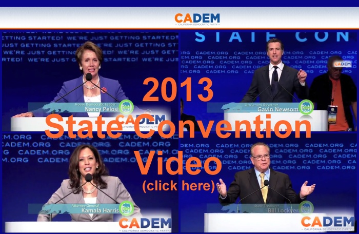 California Democratic Party Convention 2013
