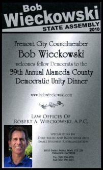 Bob Wieckowski for State Assembly Distict 20