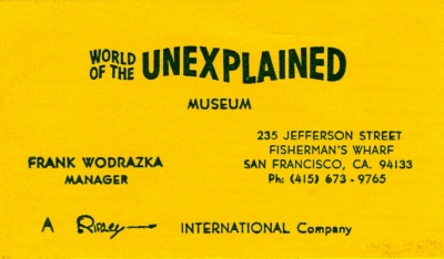 World of the Unexplained Museum