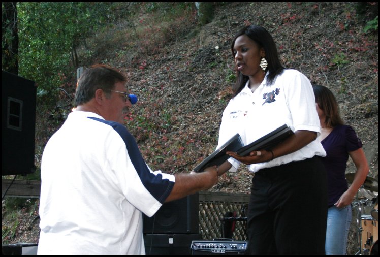 Randy Olson receives award